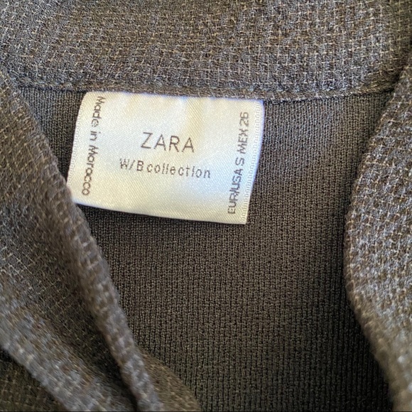 ZARA Cropped Top w/ Neck Tie - Picture 11 of 12